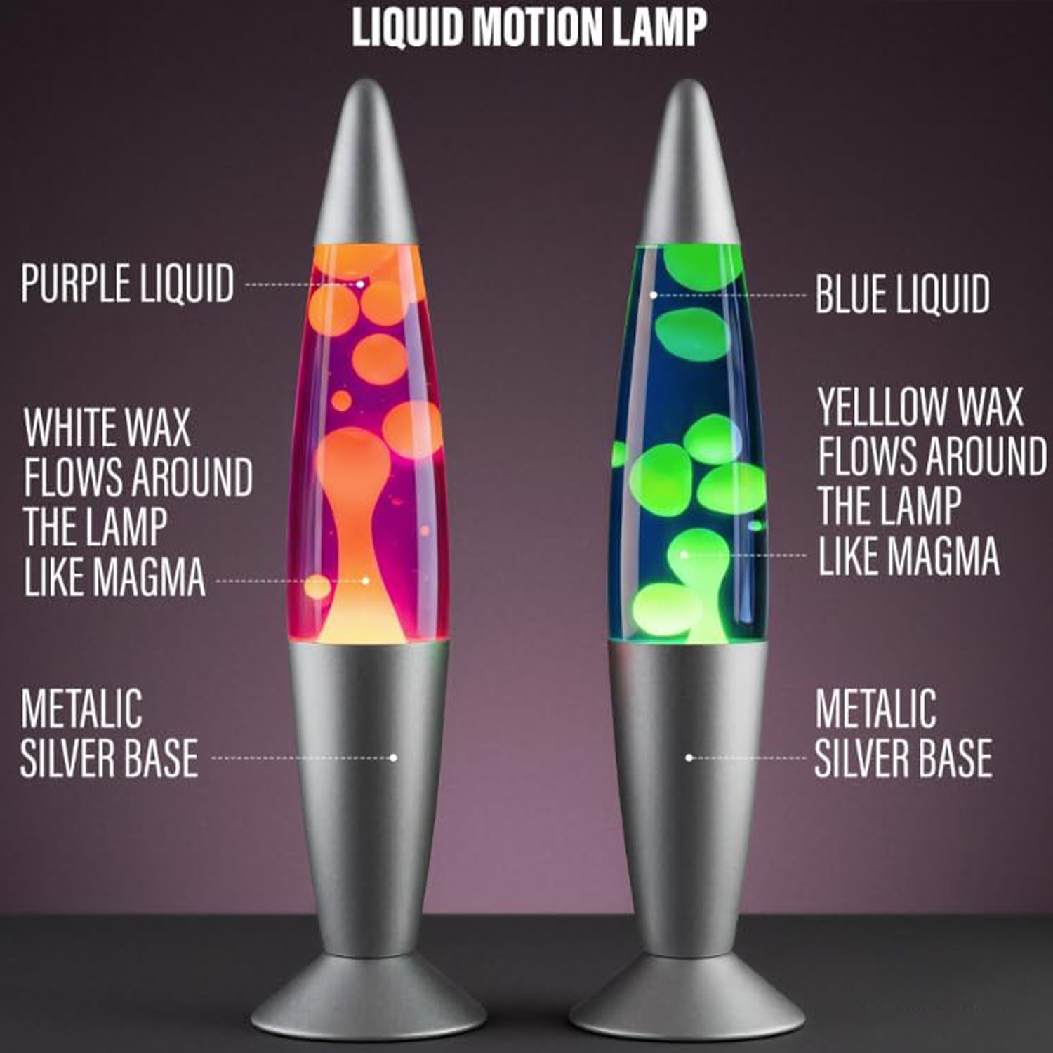 Lava Lamp Desktop - Lampada decorativa a forma di medusa,