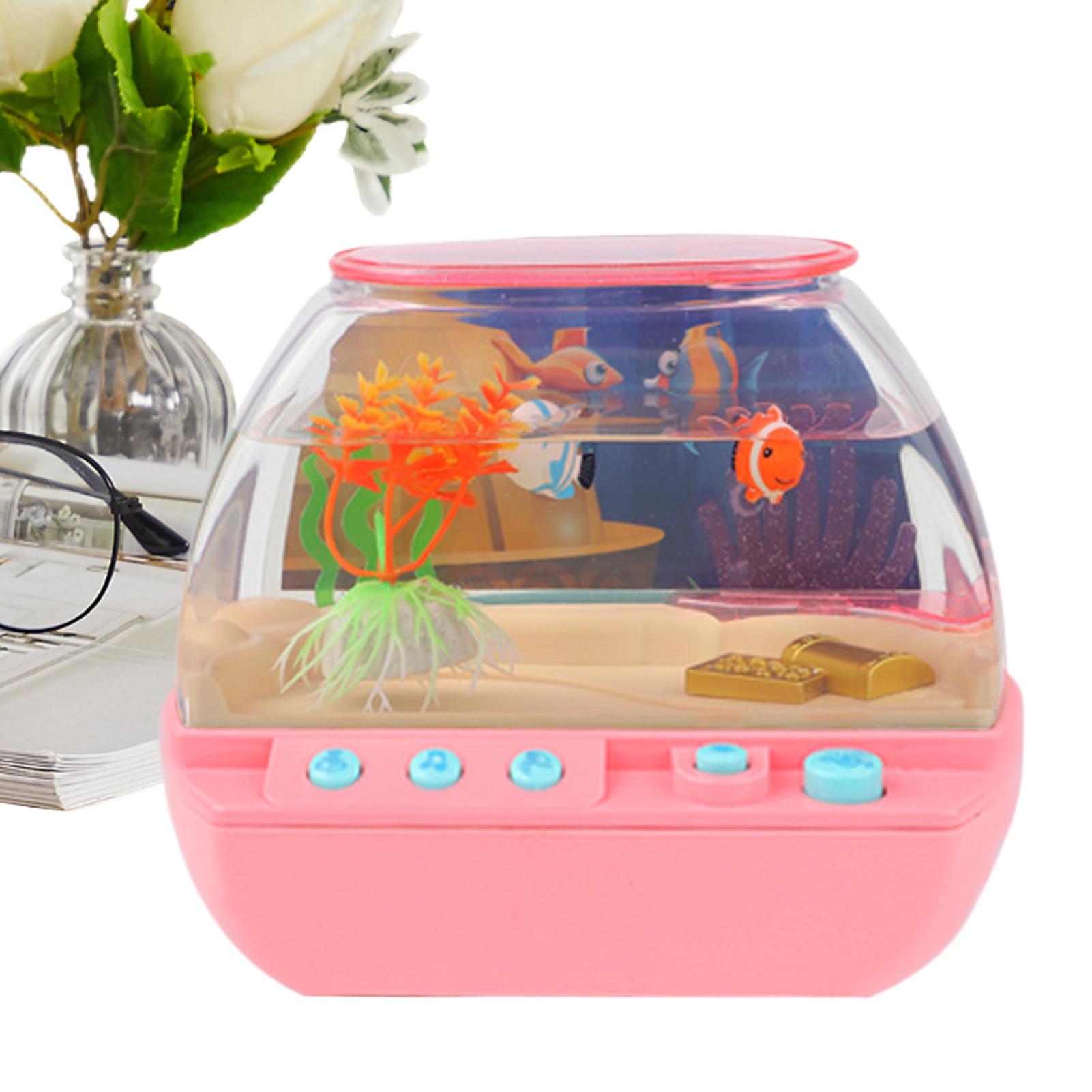 Lighting Decor Living Room - Acquario Giocattolo con Musica e Luci,