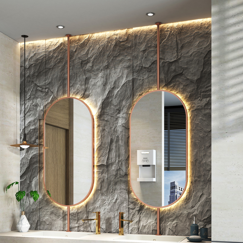 Furniture Lighting & Decor Magazine - Specchio Ovale da Soffitto 60x90cm, Specchio