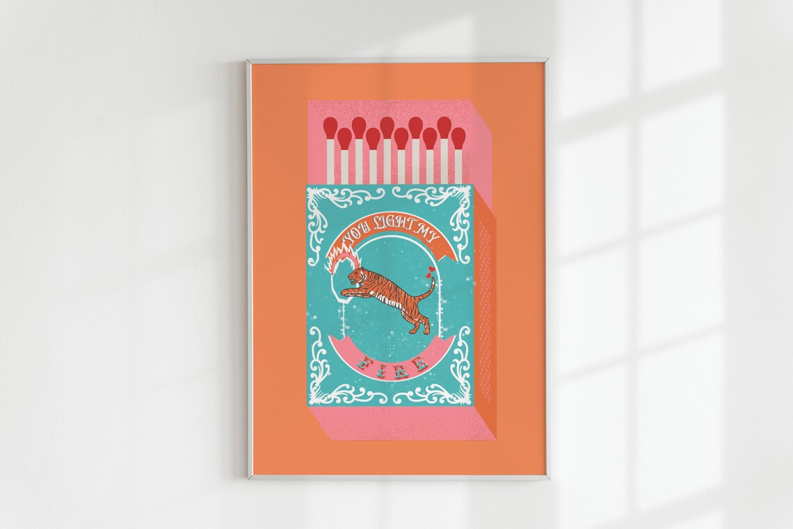You Light My Fire Orange Match - Lighting Decor Living Room recensione e prezzo