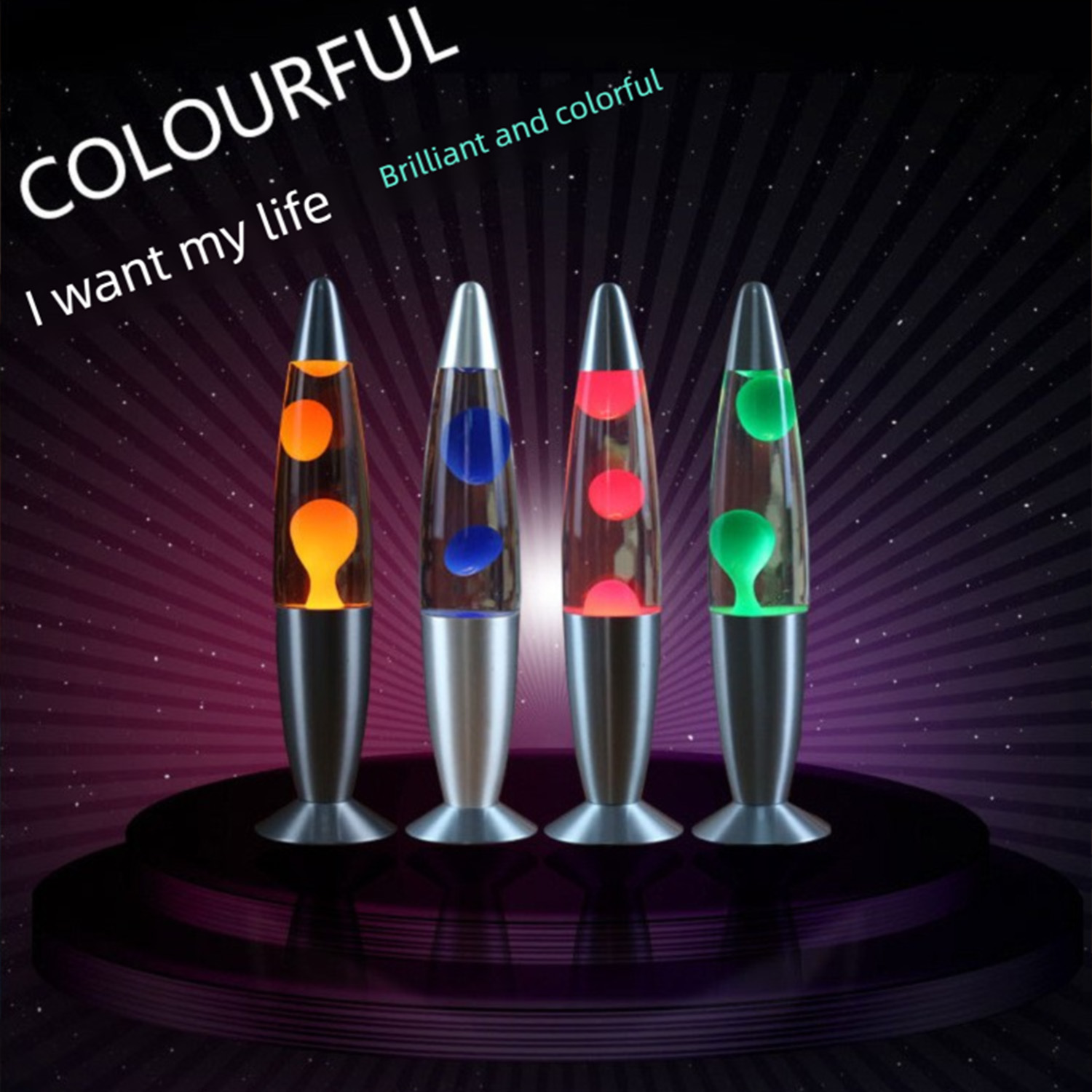 Lampada decorativa a forma di  - Lava Lamp Desktop recensione e prezzo
