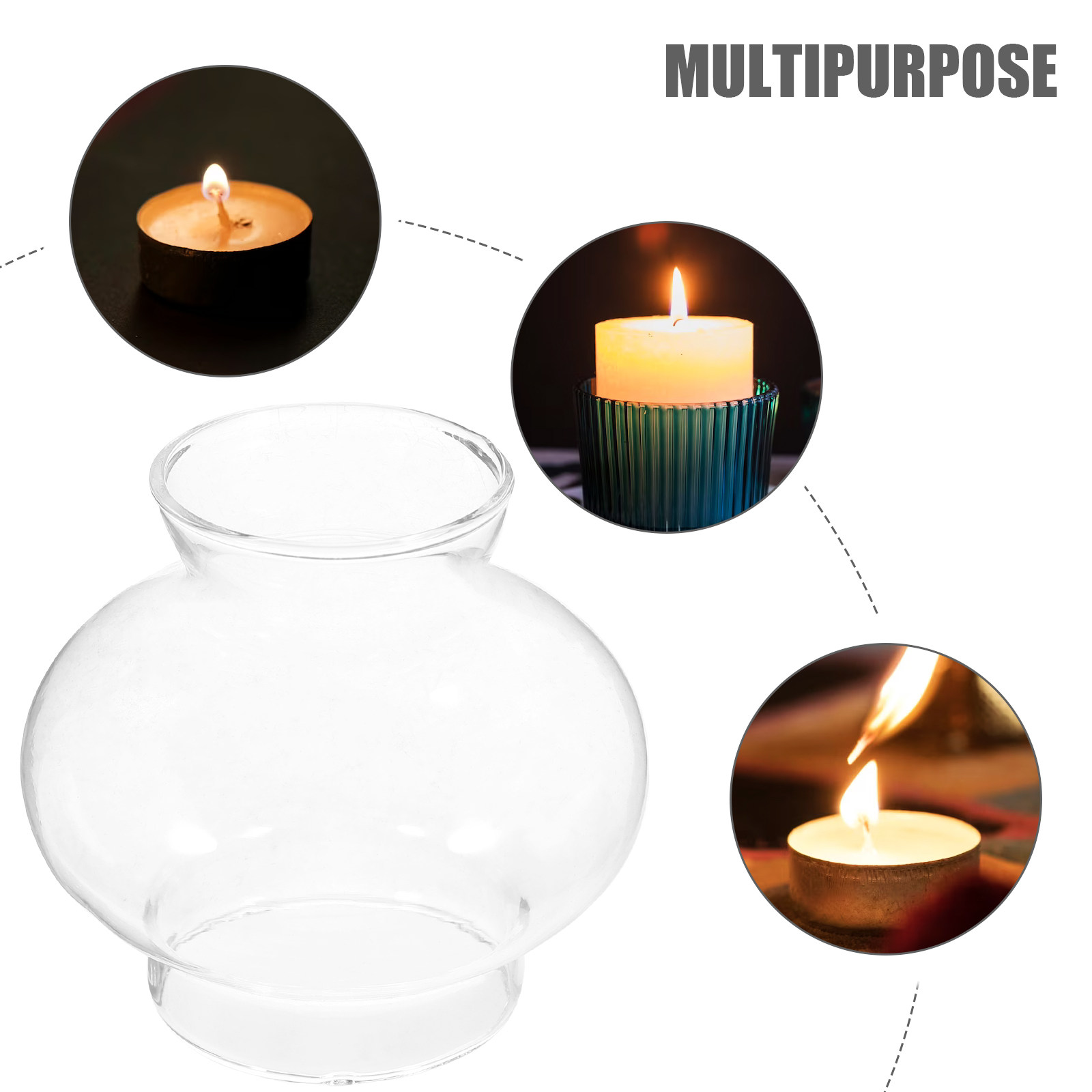 Paralume in Vetro Trasparente  - Lighting Decor Living Room recensione e prezzo