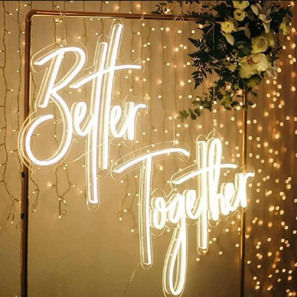 Insegna al Neon 'Better Togeth - Lighting Decor Living Room recensione e prezzo