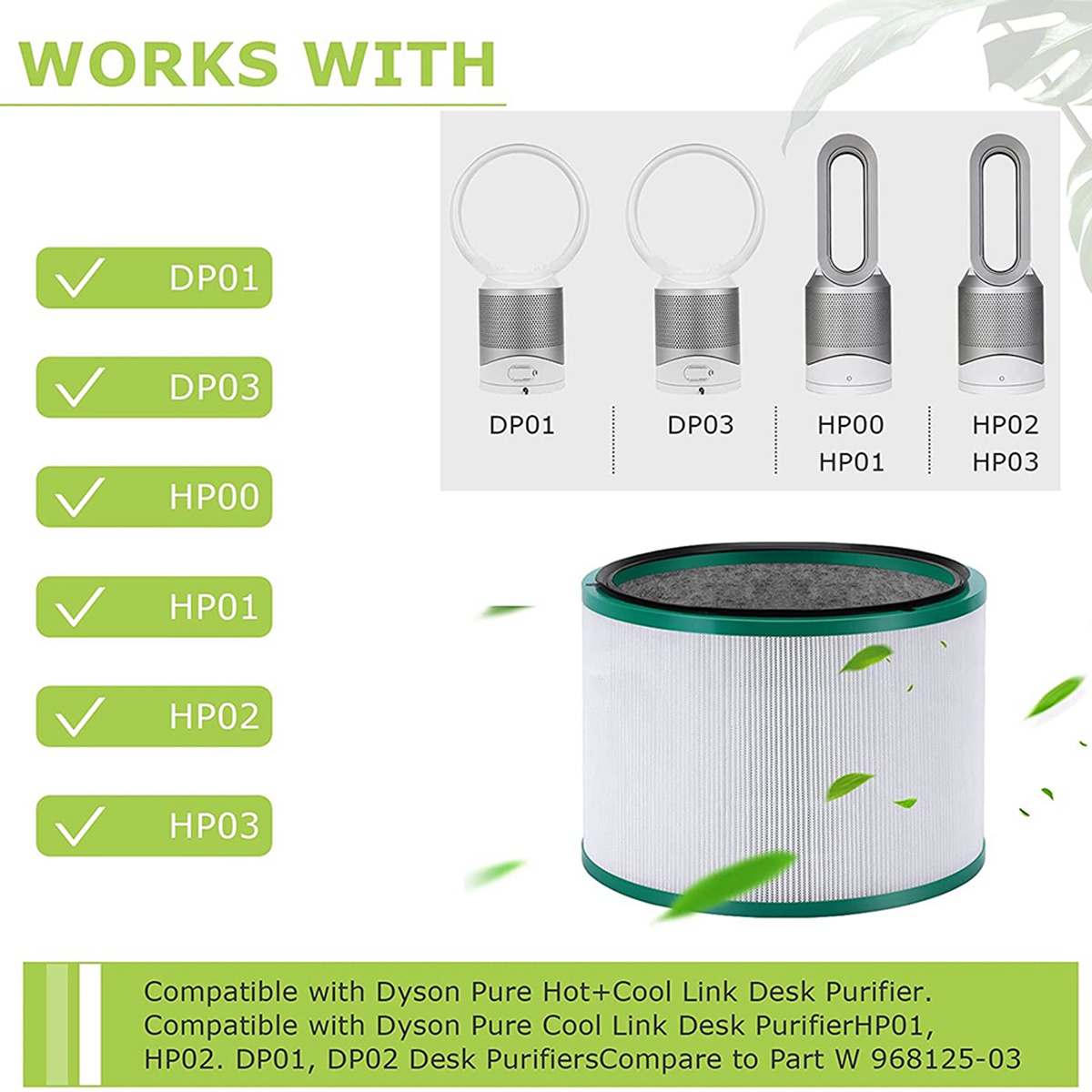 Nuovo filtro di ricambio per D - Dyson Fan Pure Cool recensione e prezzo
