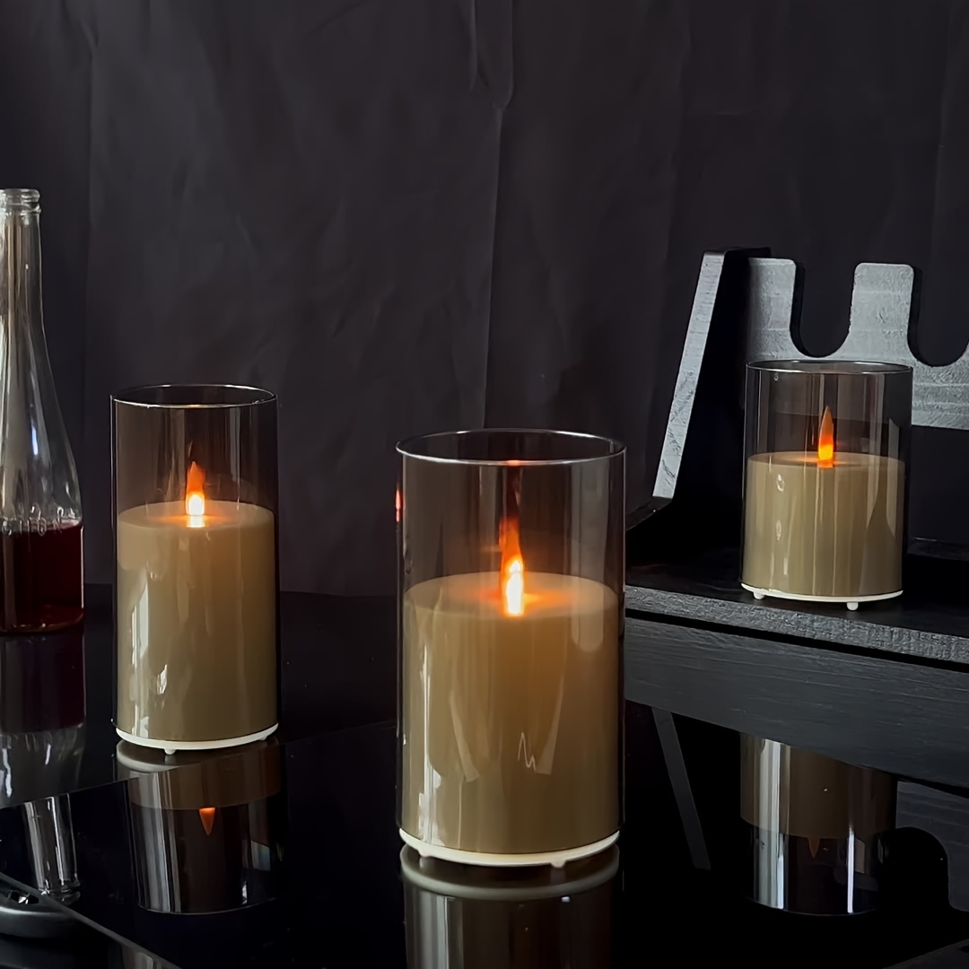 Set di 3 Candele Finte Ricaric - Lighting Decor Living Room recensione e prezzo