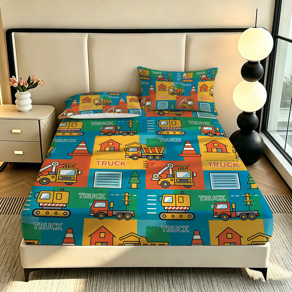 Set di 3 Lenzuola Stampate con - Lighting Mcqueen Bedroom Decor recensione e prezzo