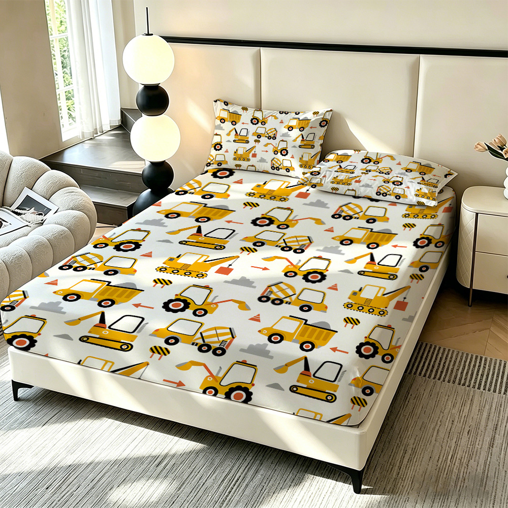 Set di 3 Lenzuola Stampate con - Lighting Mcqueen Bedroom Decor recensione e prezzo